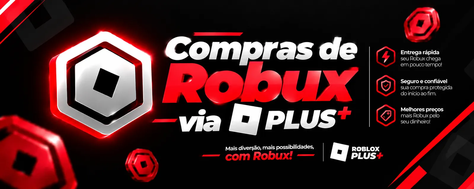 Compras de Robux via Plus