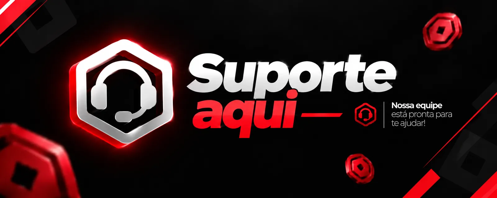 Suporte aqui: nossa equipe está pronta para te ajudar